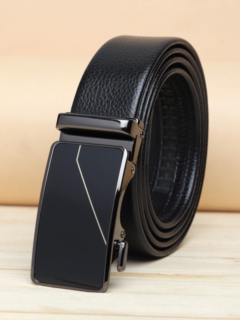 

URBAN ALFAMI Men Black PU Belt