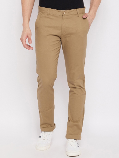 

Duke Men Khaki Slim Fit Trousers