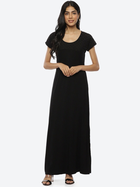 

Lakshita Women Black Maxi Dress