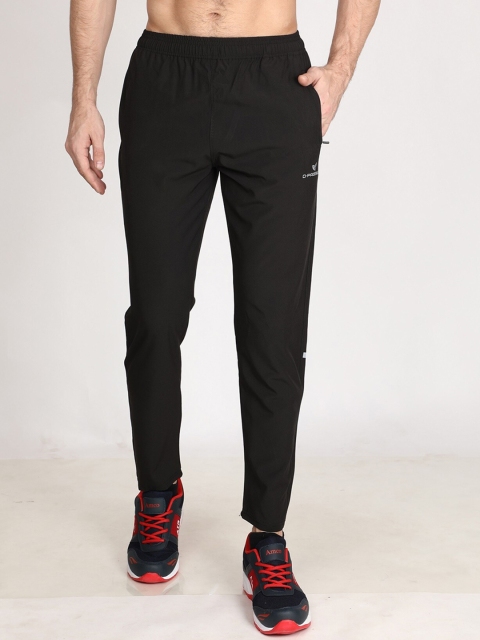 

Dpassion Men Black Solid Track Pants