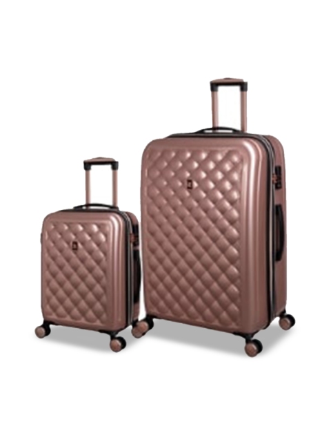 

IT luggage Pack Of 2 Bronze Fashionista Trolley Bag, Pink
