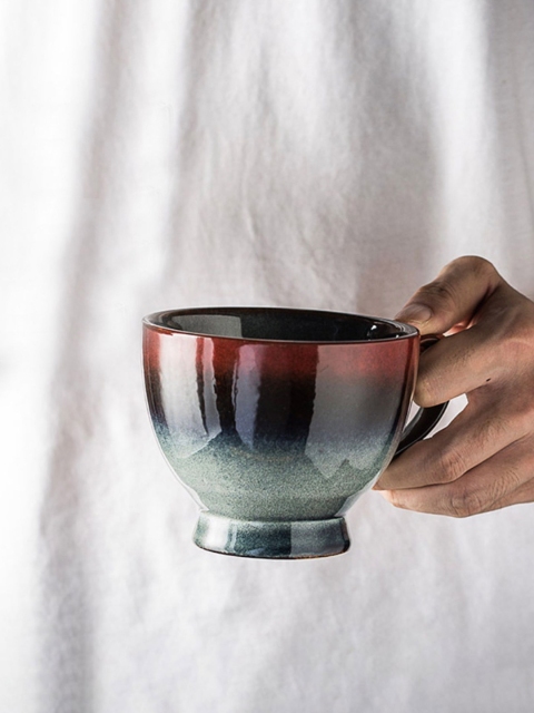 

Nestasia Red Ceramic Breakfast Cup