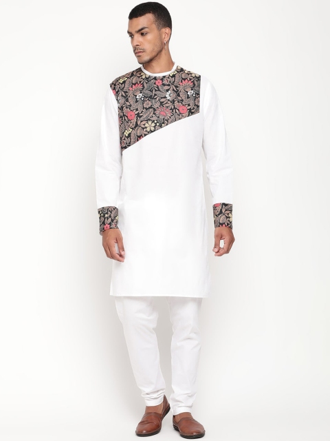 

Zotw Men White Cotton Kurta