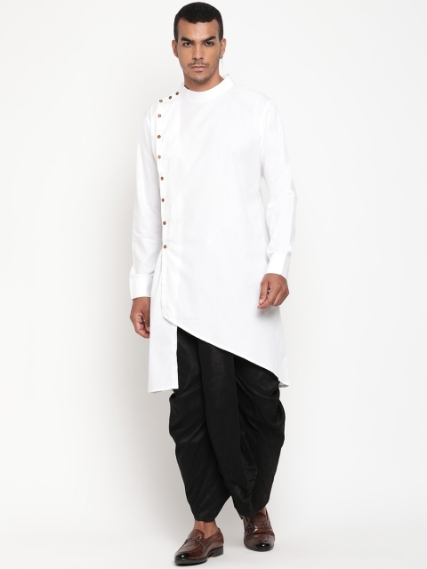 

Zotw Men White Cotton Kurta