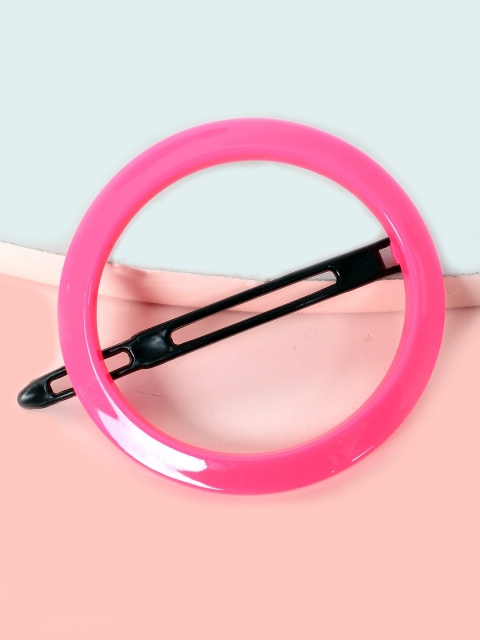 

Ayesha Women Pink & Black Claw Clip