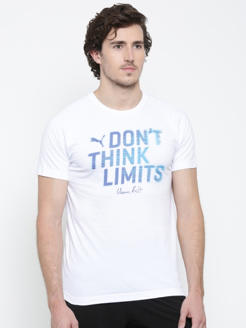 

Puma Men White Printed UB Signature T-shirt