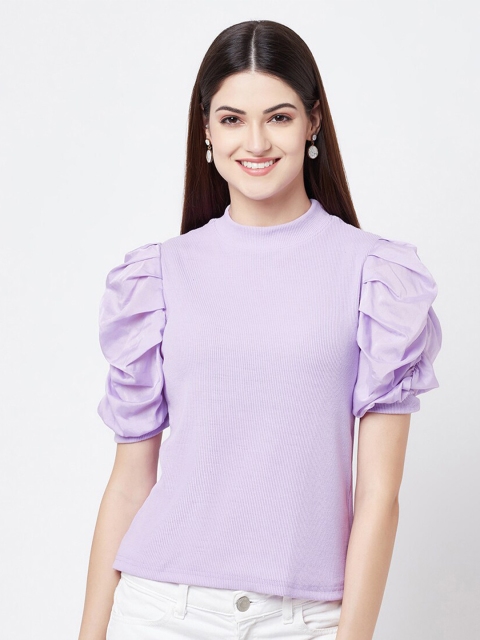 

ELEGANCE Lavender Blouson Top