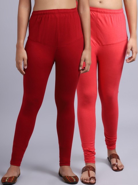 

GRACIT Women Maroon gajri Leggings