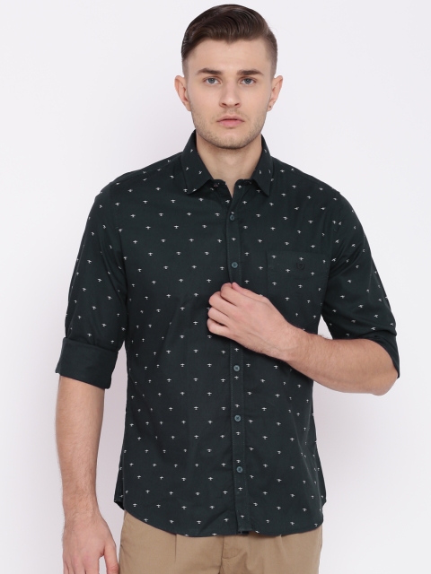

Van Heusen Sport Men Navy Blue Slim Fit Printed Casual Shirt