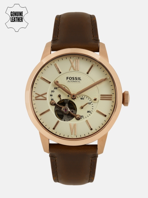 

Fossil Men Beige Analogue Watch ME3105