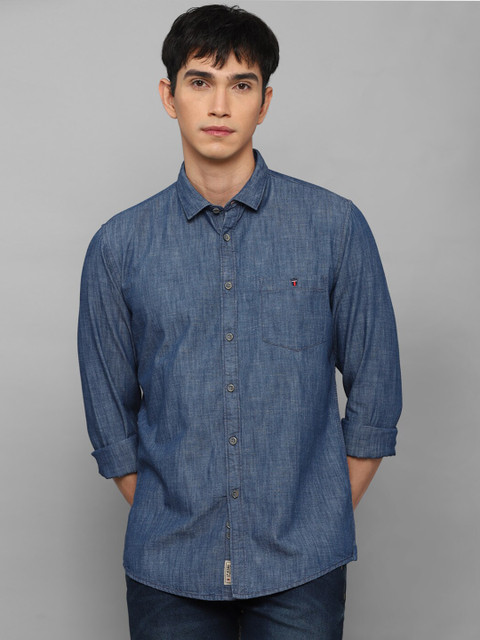 

Louis Philippe Jeans Men Blue Slim Fit Casual Shirt