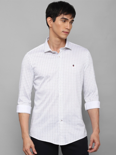 

Louis Philippe Sport Men White Slim Fit Printed Casual Shirt