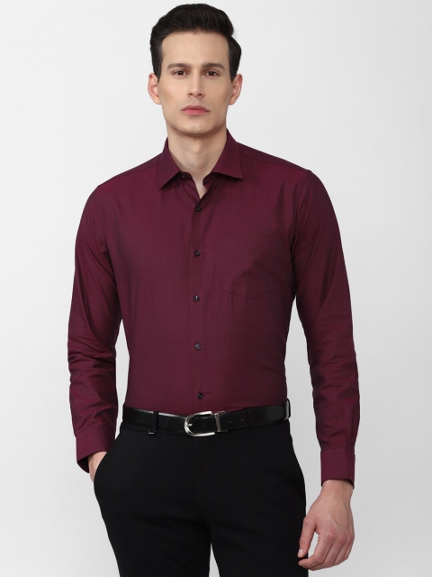 

Van Heusen Men Maroon Formal Shirt