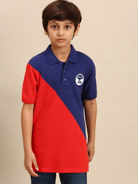 

PIPIN Boys Red Polo Collar T-shirt