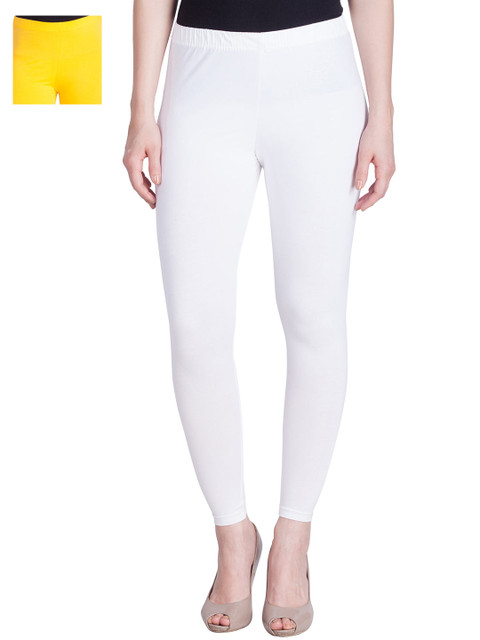 

LYRA Pack of 2 Ankle-Length Leggings, White