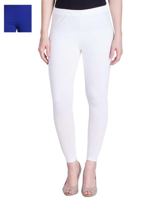 

LYRA Pack of 2 Ankle-Length Leggings, White