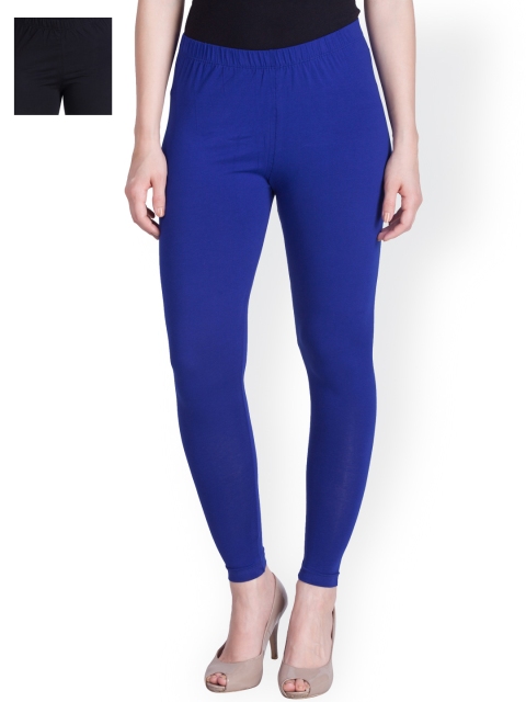 

LYRA Pack of 2 Ankle-Length Leggings, Blue