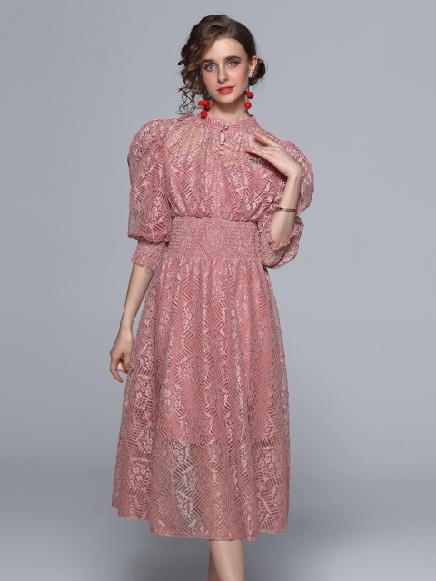 

JC Collection Pink Midi Dress