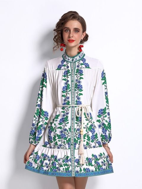 

JC Collection Green Floral Dress