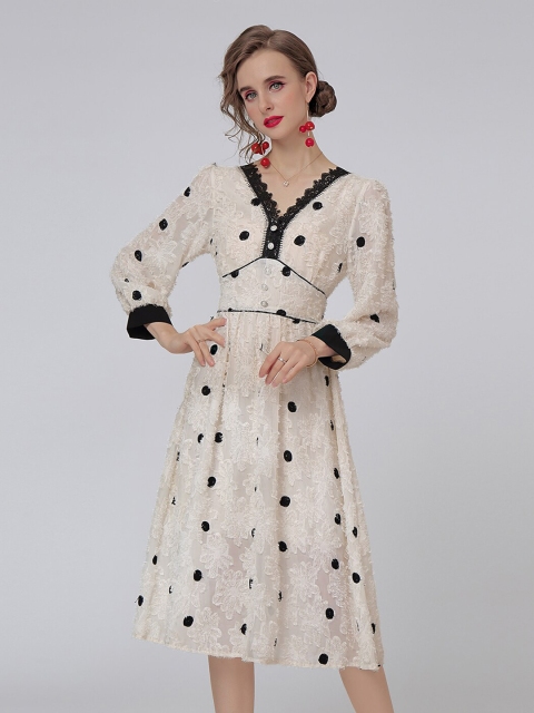 

JC Collection Beige Midi Dress