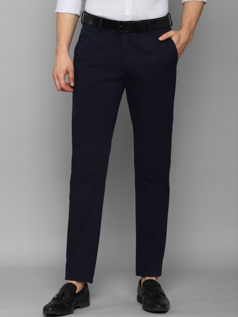 

Allen Solly Men Navy Blue Trousers