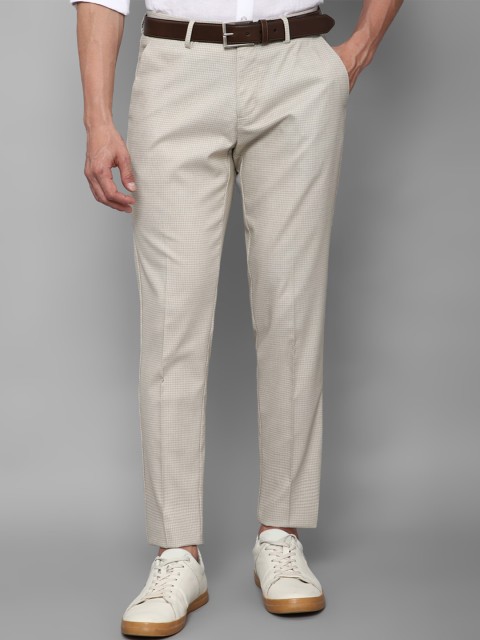 

Allen Solly Men Grey Slim Fit Chinos Trousers