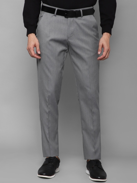 

Allen Solly Men Grey Slim Fit Trousers