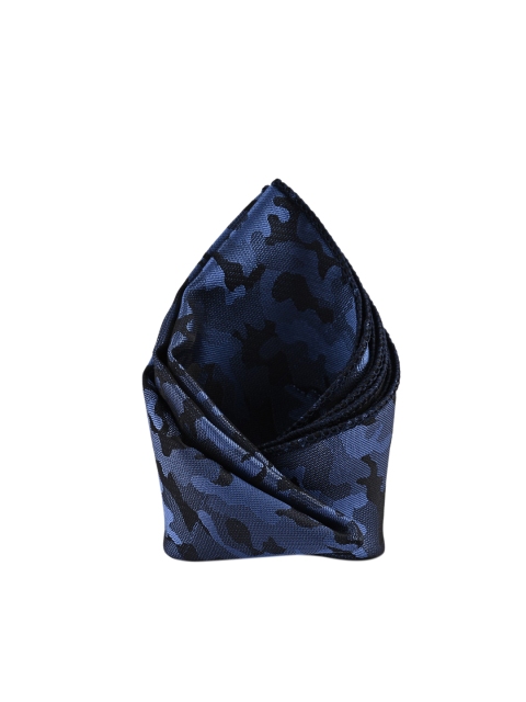 

BuckleUp Men Blue & Black Printed Pocket Squares