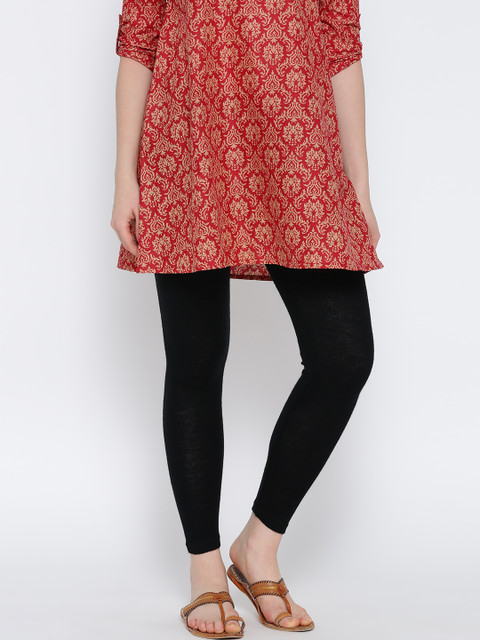 

Biba Black Ankle-Length Leggings