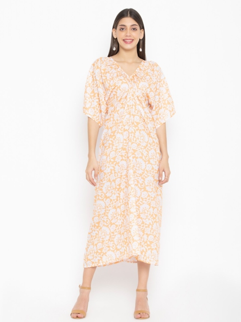 

SEW YOU SOON White Floral Maxi Midi Dress