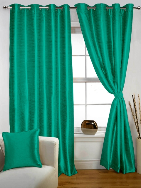 

Lushomes Green Long Door Curtain