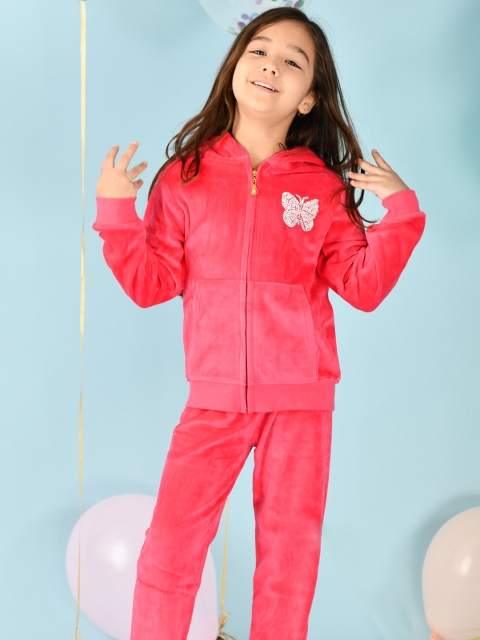 

Anthrilo Girls Pink Cotton T-shirt with Pyjamas
