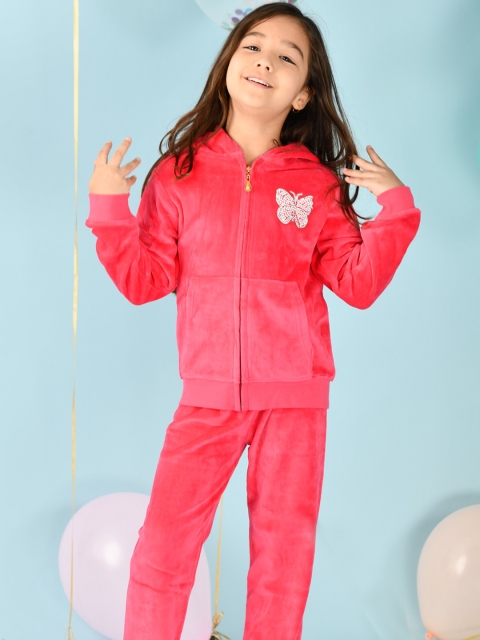 

Anthrilo Girls Pink Printed Clothing Set