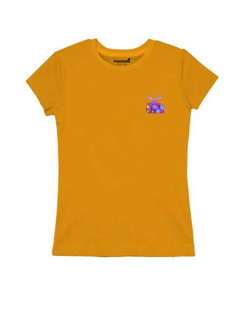 

mezmoda Boys Yellow Round Neck Cotton T-shirt