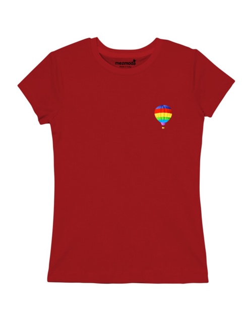

mezmoda Boys Red Cotton Printed Half Sleeve Round Neck T-shirt