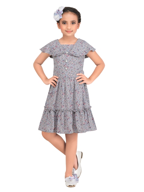 

Tiny Girl Blue Floral Dress