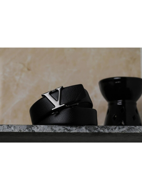 

Elite Crafts Men Grey Leather Formal Belt