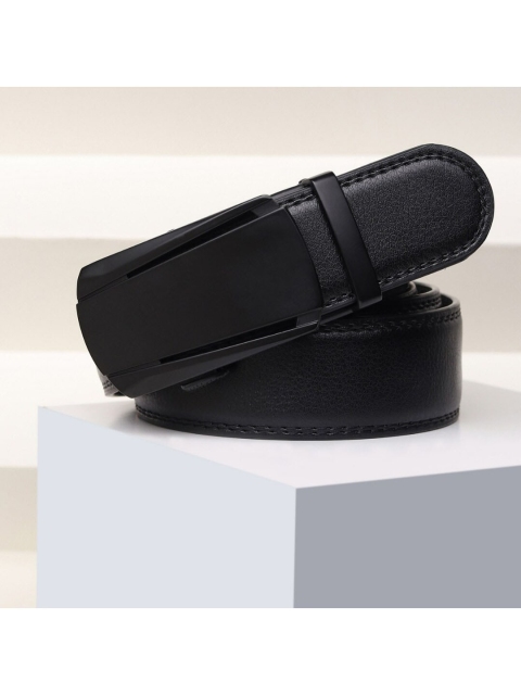 

Elite Crafts Men Black Leather Formal Belt