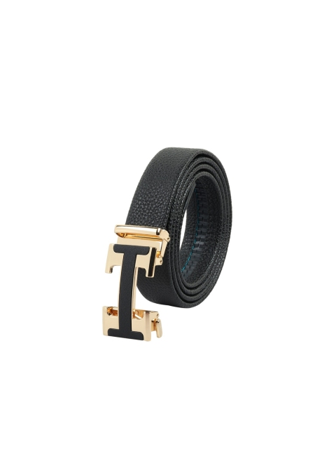 

Elite Crafts Men Gold-Toned Leather Formal Belt