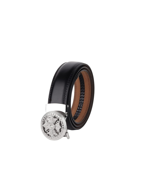

Elite Crafts Men Brown Solid Formal Belts