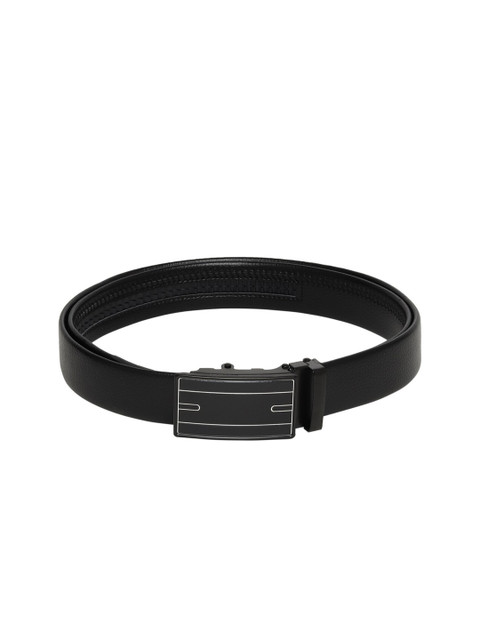 

Elite Crafts Men Black Solid Casual Belt