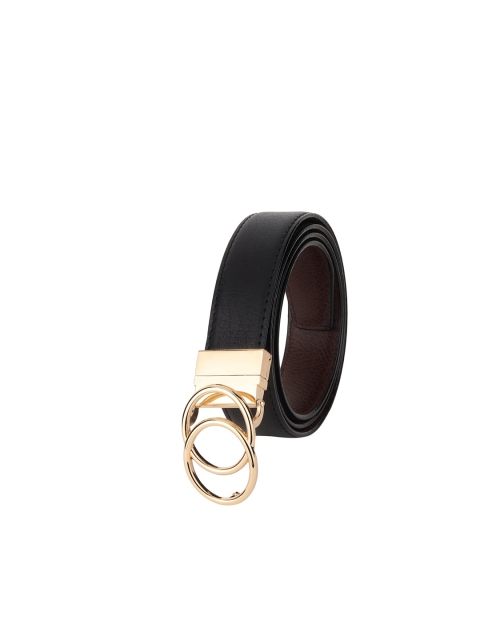 

Elite Crafts Men Black Leather Formal Belt