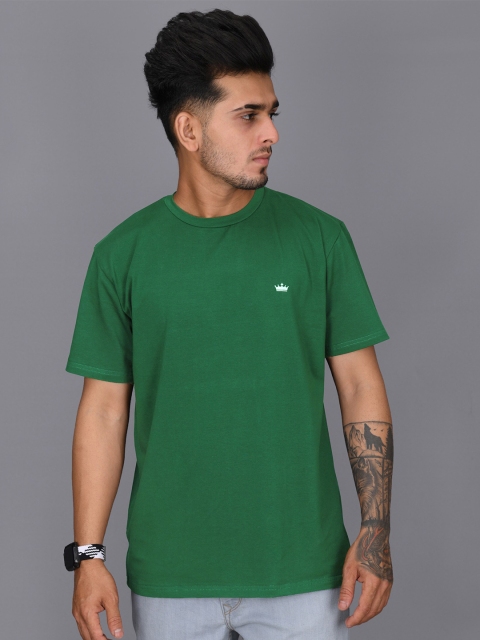 

FRENCH CROWN Men Green T-shirt