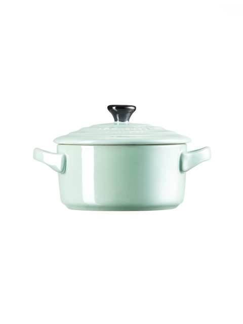 

LE CREUSET Green Solid Casserole With Lid Petite Round Casserole Pearl L