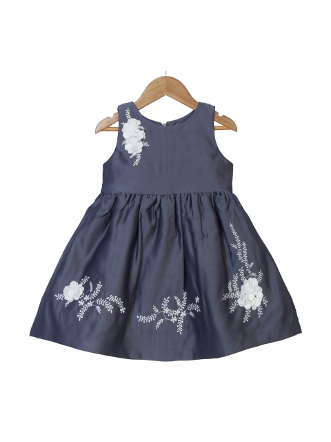 

Enfance Grey Satin Dress