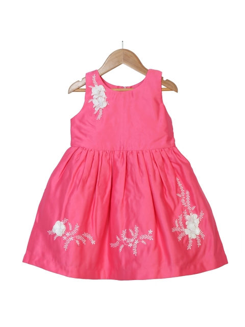 

Enfance Pink Satin Sleeveless Dress