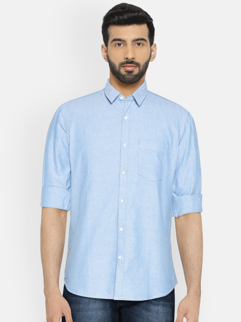 

Numero Uno Men Blue Slim Fit Casual Shirt