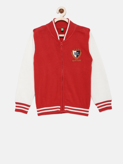 

Palm Tree Boys Red Solid Cardigan Sweater