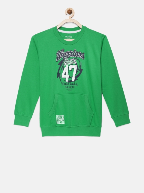 

Palm Tree Boys Green Printed Sweatshirt