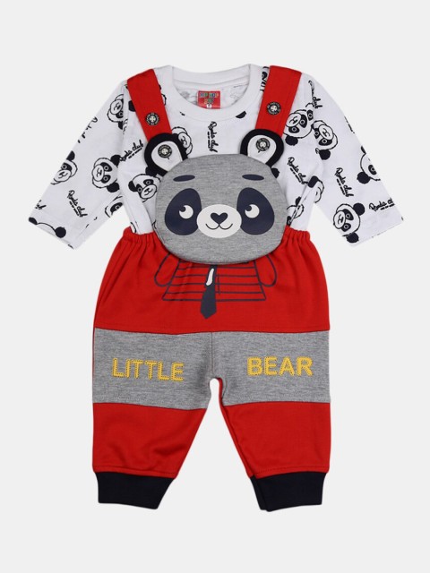 

V-Mart Unisex Kids Red Clothing Set